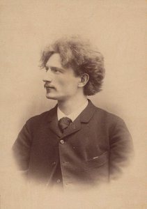 作曲家伊格纳西-扬-帕德莱夫斯基的肖像 1860-1941年，1889-1890年。 作者 维克多·吉拉德