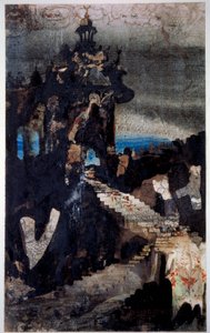Les Orientales 绘图 维克多-雨果（1802-1885）1855-1856年的钢笔、水粉和水彩画。巴黎，B.N. 作者 维克多·雨果