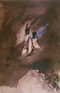 1857年孚日山城堡的记忆（笔墨，水洗和水粉纸） 作者 维克多·雨果