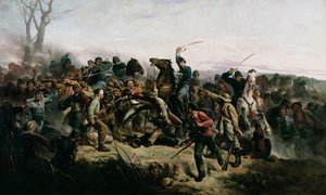 1862年，Henry B. Hidden中将骑兵冲锋 作者 维克多·尼里格