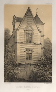第十五、十六和十七世纪风景如画的建筑或古迹。Et XVIeme.Siecles：十五和十六世纪的法国城堡：Pl. 55, Ancien Château D