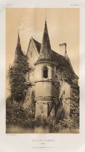 第十五、十六和十七世纪风景如画的建筑或古迹。Et XVIeme.Siecles：15 和 16 世纪的法国城堡：Pl. 98, Manoir d