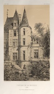 Architecture Pittoresque ou Monuments des xveme.Et xvieme.第十五和第十六世纪的法国城堡: Pl. 29, Chateau De La Bouverie (Sarthe) 作者 维克多·佩蒂特