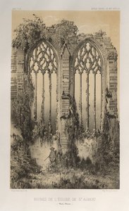 Architecture Pittoresque ou Monuments des xveme.Et xvieme.Siecles: Chateaux De France des XV et XVI Siecles: Pl. 38, Ruines De L