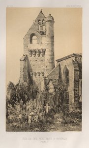 Architecture Pittoresque ou Monuments des xveme.Et xvieme.Siecles: Chateaux De France des XV et XVI Siecles: Pl. 40, Église Des Pénitents À Avignon (Vaucluse) 作者 维克多·佩蒂特