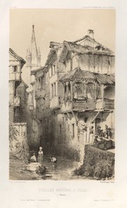 …… 10，Vielles Maisons A Tulle Correze，1860年。 作者 维克多·佩蒂特