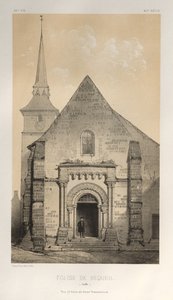 …… 58，Requeil Sarthe教堂，1860年。 作者 维克多·佩蒂特