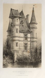 …… 63，拉福斯索恩和卢瓦尔河前庄园，1860年。 作者 维克多·佩蒂特