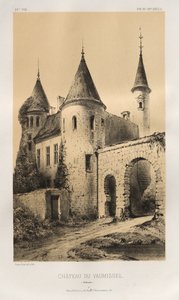 …… 89，沃沃城堡（Châteaudu Vaumissel Calvados），1860年。 作者 维克多·佩蒂特