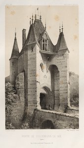 …… 95，Porte de Villeneuve-Le-Roi Yonne，1860年。 作者 维克多·佩蒂特