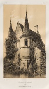 ... PL。 98，马努尔·丹萨克·科雷兹（Manoir dAnsacCorrèze），1860年。 作者 维克多·佩蒂特