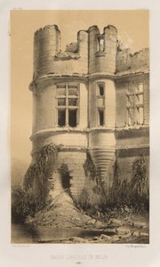 ... PL。 99，贝林·萨特（Belin Sarthe）的前城堡，1860年。