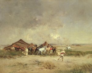 阿拉伯营地，1872年