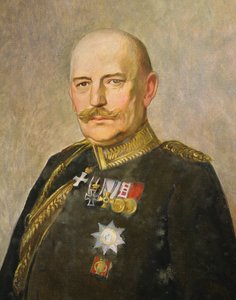 年轻的赫尔穆特-冯-莫尔特克将军，约 1916 年（布面油画）