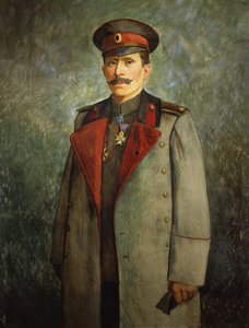 保加利亚陆军参谋长杰孔将军，约 1916 年（布面油画）