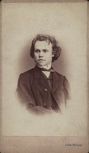 作曲家安东-鲁宾斯坦1829-1894年的画像。 作者 维也纳。摄影工作室朱莉哈夫特纳