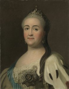 凯瑟琳二世女皇肖像1729-1796。