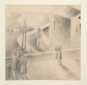 艺术家的七幅原画和手稿以及文献资料。 作者 维京·埃格尔林