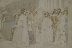 安魂曲，1905年 作者 维克多·埃尔皮迪佛罗维奇·鲍里索夫·穆萨托夫