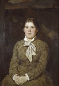 艺术家妻子亚历山德拉·弗拉基米罗夫娜·维斯涅佐娃的肖像，1878年