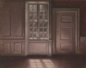 1900-1906年，斯特兰加德大街30号，月光。 作者 威廉·哈默修伊