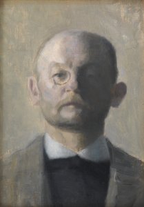 画家克里斯蒂安-扎尔特曼 作者 威廉·哈默修伊