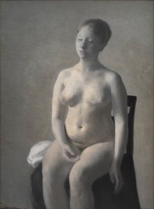 裸体女模特，1889年