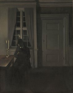 1904年的硬币收藏家 作者 威廉·哈默肖伊