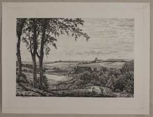 午后的风景，西兰岛 作者 威廉·肯