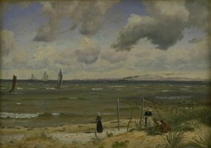 海岛北部的霍恩拜克岛（Hornbæk Strand）。
