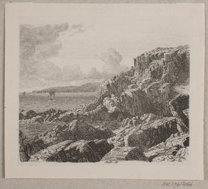 博恩霍尔姆岛（Bornholm）沿海地区 作者 威廉·肯