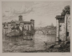 Parti ved Ponte Rotto i Rom 作者 威廉·肯