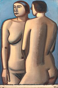 两幅女性裸体画 作者 威廉·伦德斯特伦