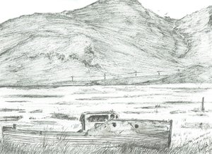 Boat on dry land,Isle of Mull, 2007 作者 文森特·亚历山大·布斯