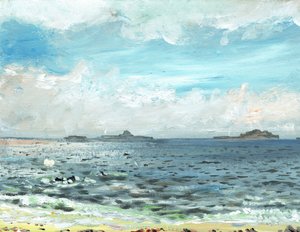 爱奥那海滩，2007年，（帆布板上的丙烯酸） 作者 文森特·亚历山大·布斯