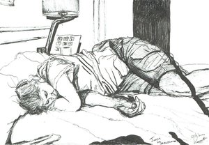 Jane asleep in Barcelona, 2002 作者 文森特·亚历山大·布斯