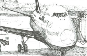 Jumbo Jet at Logan Airport, 2003 作者 文森特·亚历山大·布斯