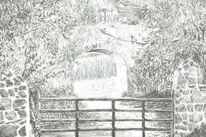 Pathway under archway Isle of Wight, 2012 作者 文森特·亚历山大·布斯