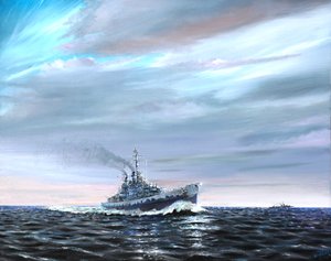 USS Atlanta patrols Guardalcanal 1942, 2019 作者 文森特·亚历山大·布斯