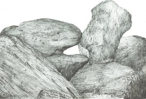 kissing rocks on Kinder Scout, 2007 作者 文森特·亚历山大·布斯