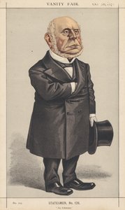 名利场：政治家，第126号仲裁人，1872年。 作者 文森特·布鲁克斯·戴和儿子