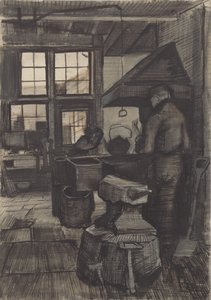 Forge, 1882. 作者 文森特·梵高