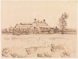 瓷砖厂，1888年 作者 文森特·梵高