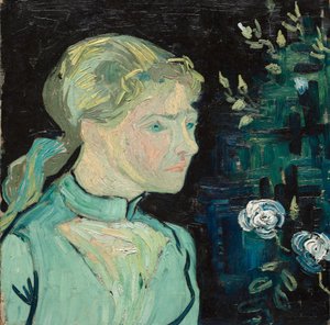 阿德琳·拉沃（Adeline Ravoux），1890年 作者 文森特·梵高
