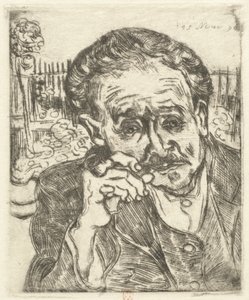 Dr. Gachet Man with a Pipe, 1890. 作者 文森特·梵高