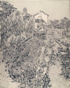 小平房花园 作者 文森特·梵高