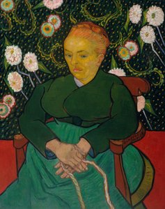 《 La Berceuse Woman Rocking a Cradle》，奥古斯汀·阿里克斯·佩利科特·鲁林，1851-1930年，1889年。 作者 文森特·梵高