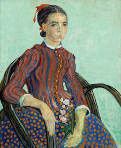 La Mousmé, 1888. 作者 文森特·梵高