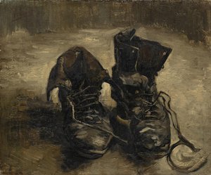 文森特梵高（1853-1890）的“”黑靴子“”或“旧鞋”。 1886. 文森特梵高博物馆。 阿姆斯特丹。 作者 文森特·梵高