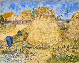 小麦轮 作者 文森特·梵高